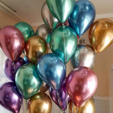 Латексные шары 12" Everts Хром ассорти